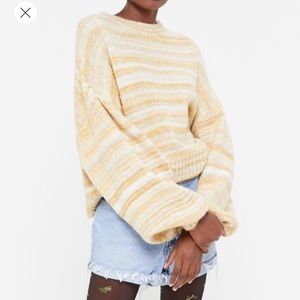 NWOT UO Agatha Balloon Sleeve Sweater